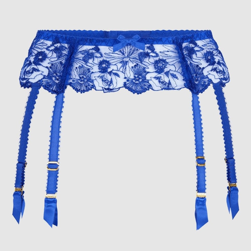 Agent Provocateur NWT - Jayce Suspender in Cobalt | Size 1